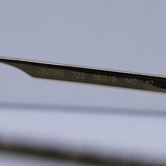 Victoria Beckham VB238S 723 Shield Sunglasses – Gold/Caramel - Picture 8 of 10